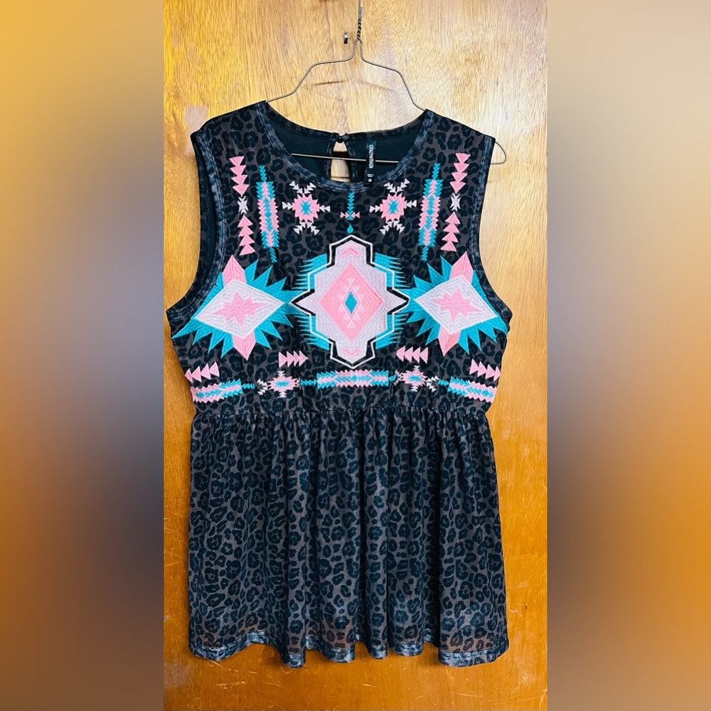 Women’s size M Crazy Train top.